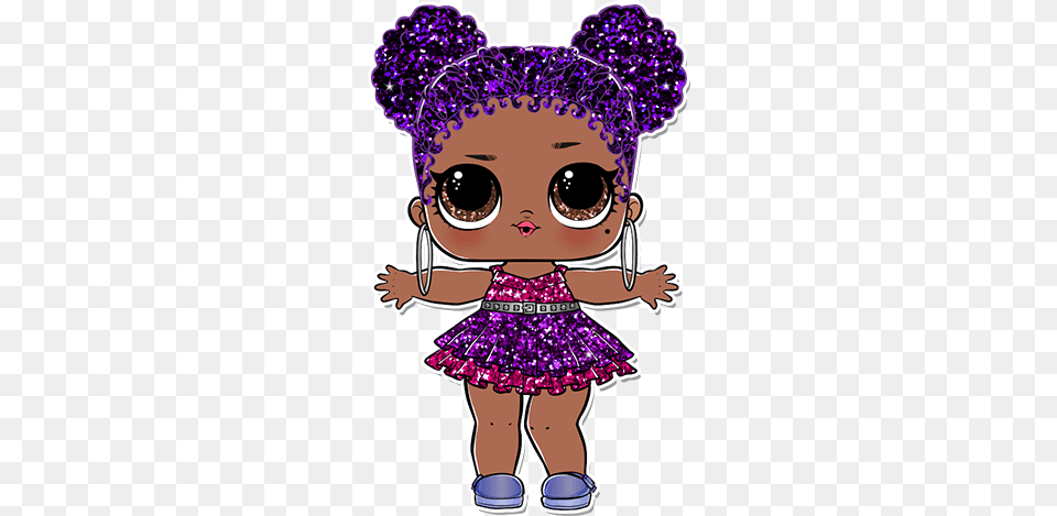 S Queen Lol Lil Outrageous Lol Surprise Coloring Pages, Purple, Baby, Person, Book Png Image