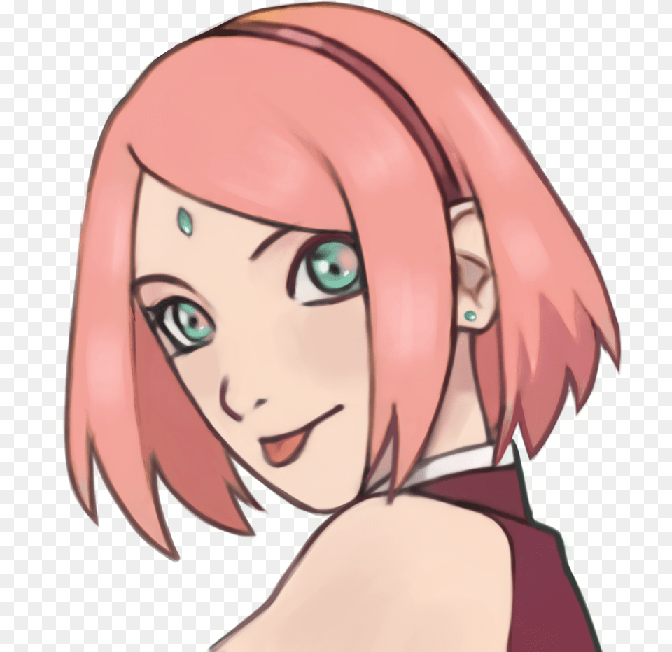 Image Sakura Haruno Head, Book, Comics, Publication, Adult Free Png Download