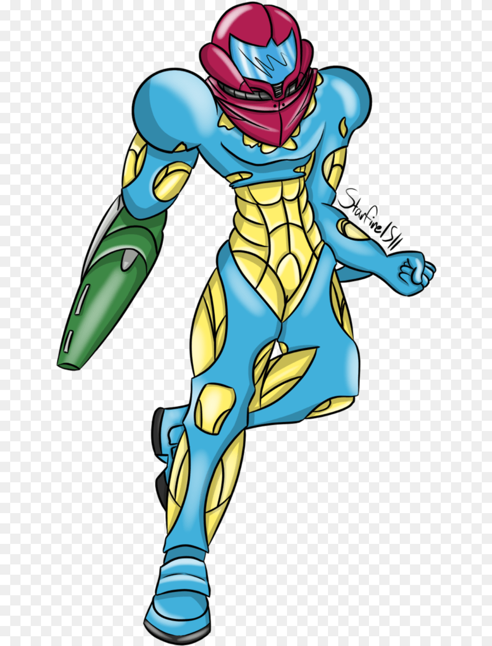 Image Samus Fanart Metroid Fusion, Book, Comics, Publication, Person Png