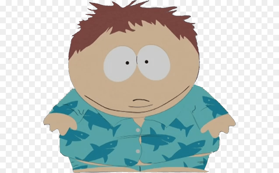 Image Shark Cartman South Park Eric Cartman Pajama, Baby, Person, Face, Head Free Transparent Png