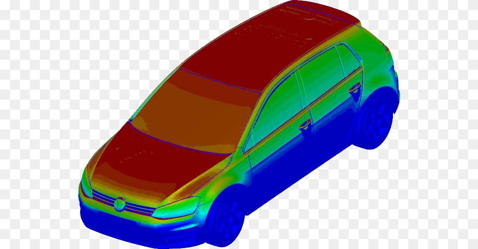 Image Showing Thermal Radiation Results On Car Body Heat Radiation On Car, Transportation, Vehicle, Machine, Wheel Free Png
