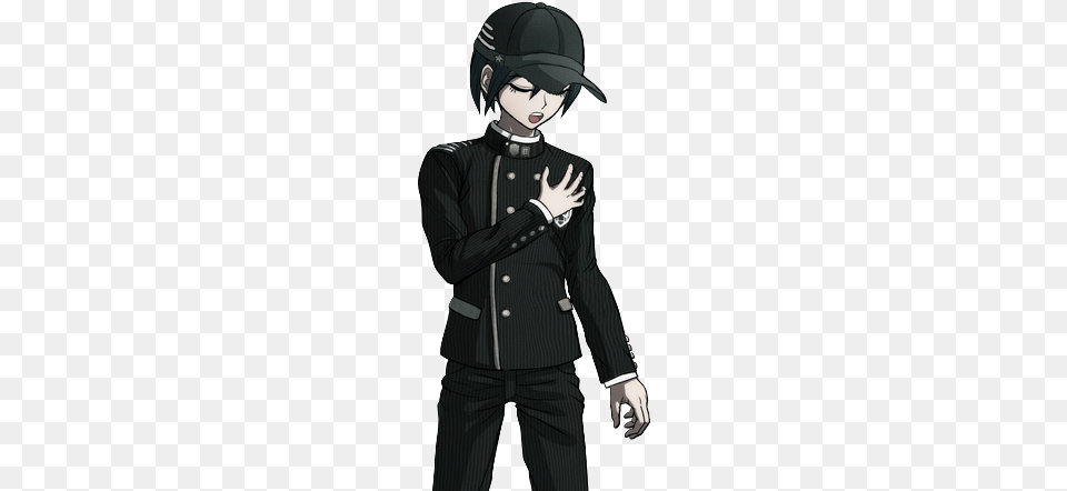 Image Shuichi Saihara Sprites Hat, Adult, Book, Publication, Person Free Png