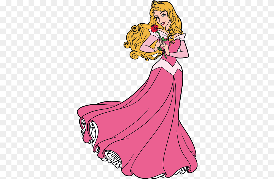 Image Sleeping Beauty With Rose, Book, Publication, Clothing, Comics Free Png
