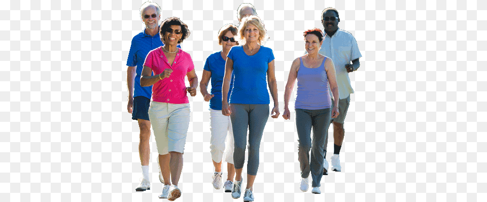 Image Social Group, Woman, Walking, T-shirt, Person Free Png Download