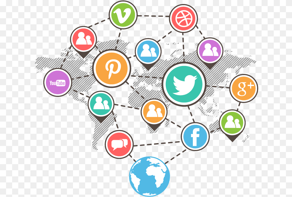 Image Social Media Connected, Network, Text, Symbol Free Png