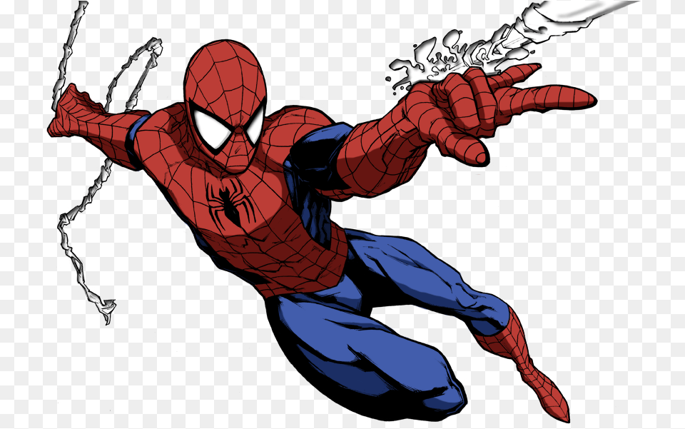 Image Spider Man Comics Transparent, Person, Book, Publication, Face Png