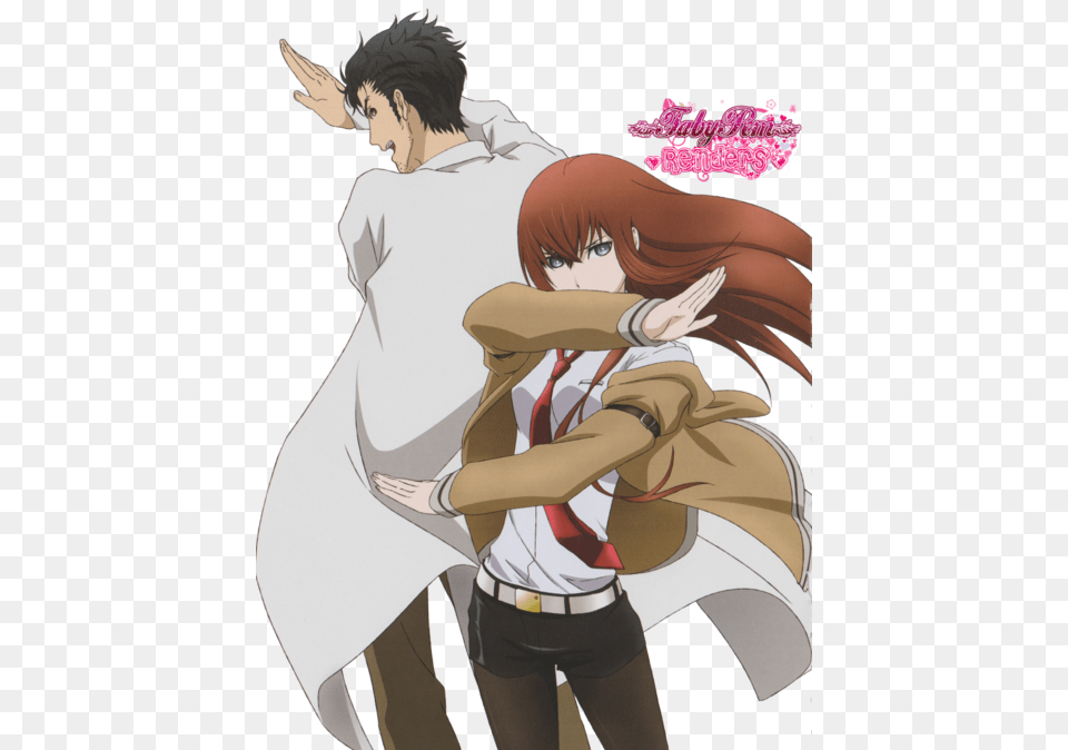 Image Steins Gate Okabe And Kurisu, Publication, Book, Comics, Adult Png