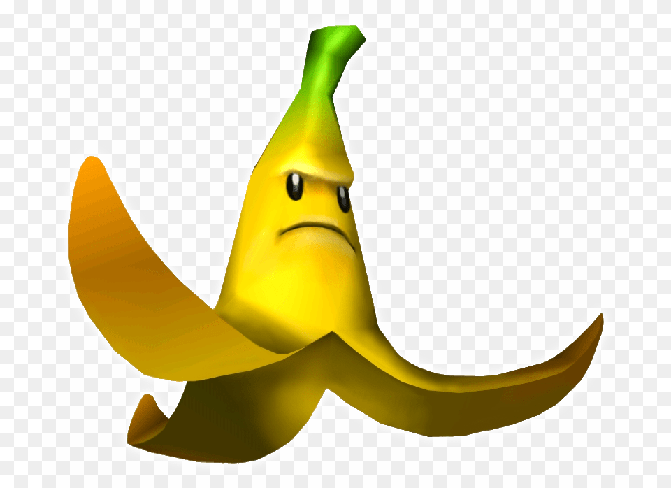 Image Stock Bananas Clipart Double Mario Kart Giant Banana, Food, Fruit, Produce, Plant Free Png Download