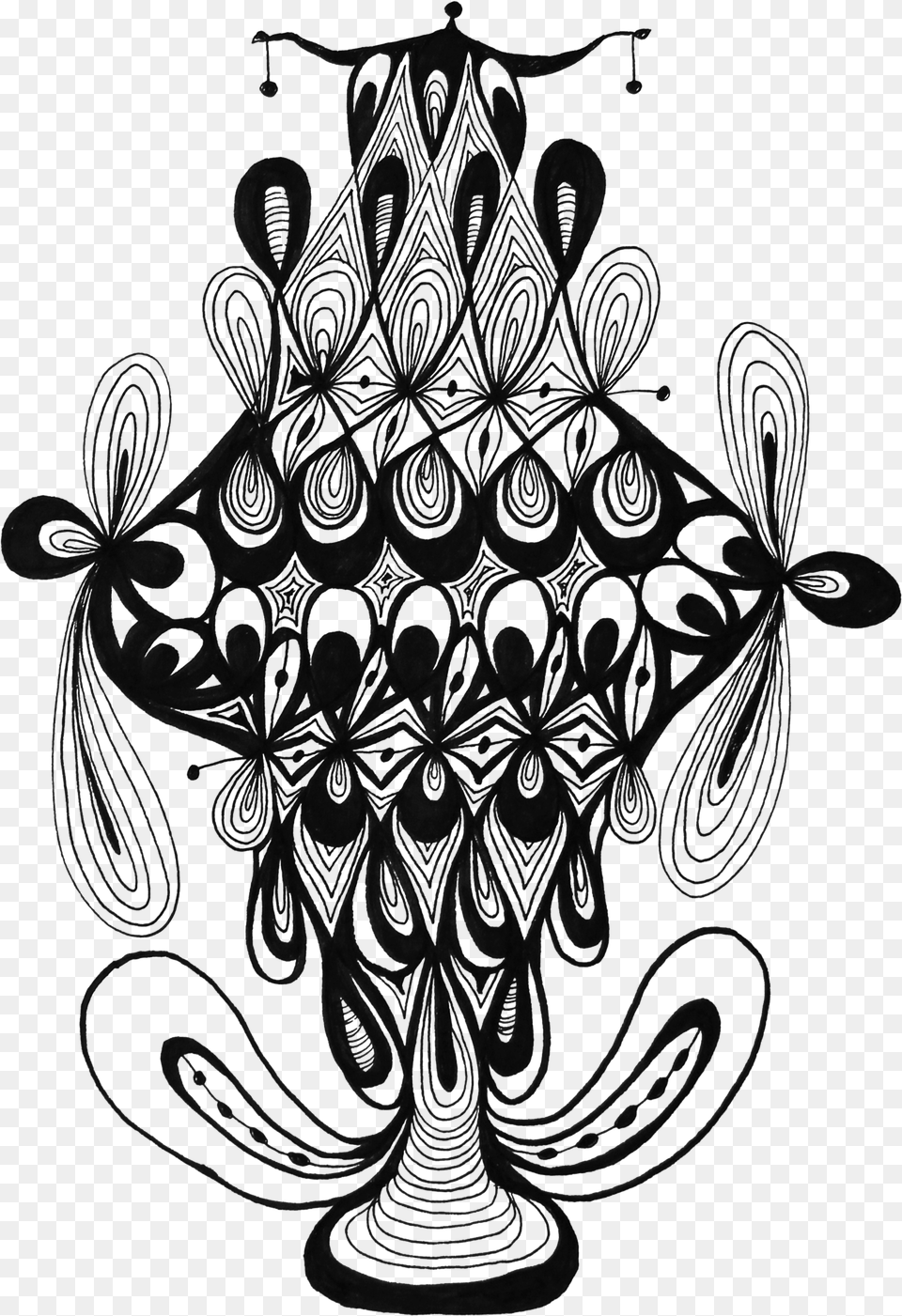 Image Stock Betta Drawing Zentangle Illustration, Art, Pattern Free Png