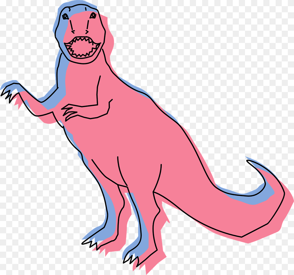 Image Stock Dinosaur Pink Cute Animal Pnglogocoloring Pink And Blue Dinosaur, Adult, Female, Person, Woman Free Transparent Png