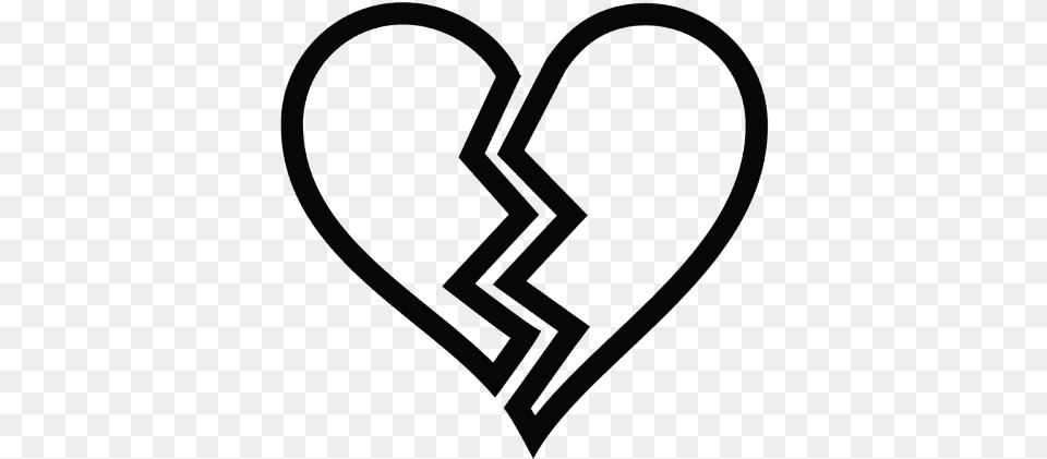 Image Stock Icons For Life Black And White Broken Heart Png