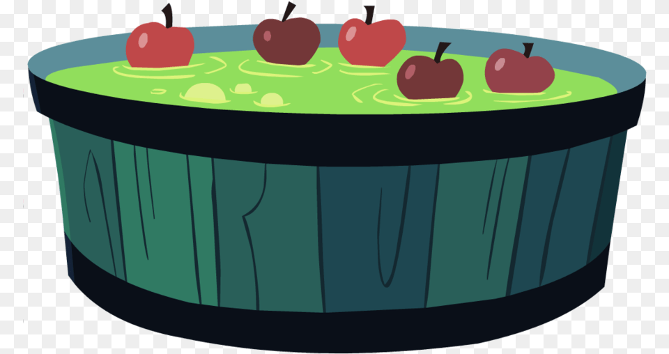 Image Stock Nightmare Night Apple By B Archild On Bobbing For Apples Cartoon, Hot Tub, Tub, Food, Fruit Free Png Download