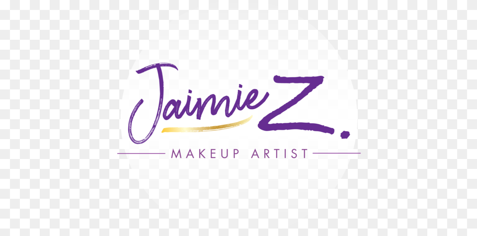 Storage Jaimie Z Makeup Artist Circle, Handwriting, Text, Disk Png Image