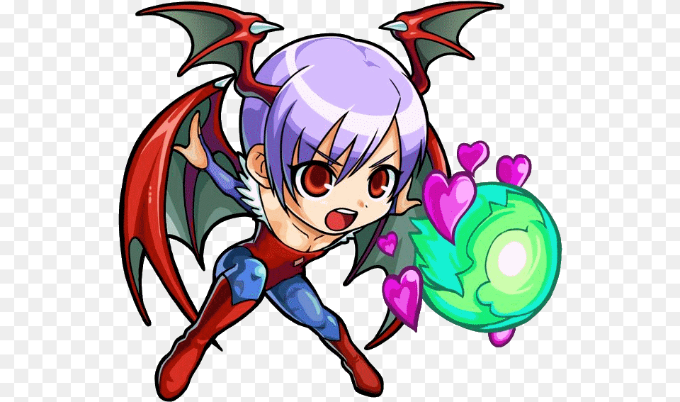 Image Street Fighter Cartoon Morrigan, Book, Comics, Publication, Baby Free Png Download