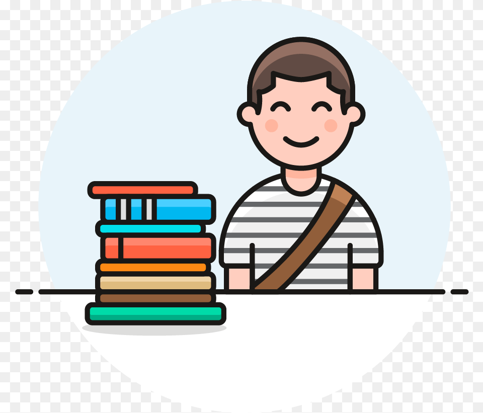 Student, Reading, Book, Publication, Person Png Image