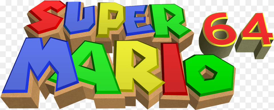 Image Super Mario Logopedia Super Mario 64 Logo, Art, Graphics, Text, Symbol Free Transparent Png