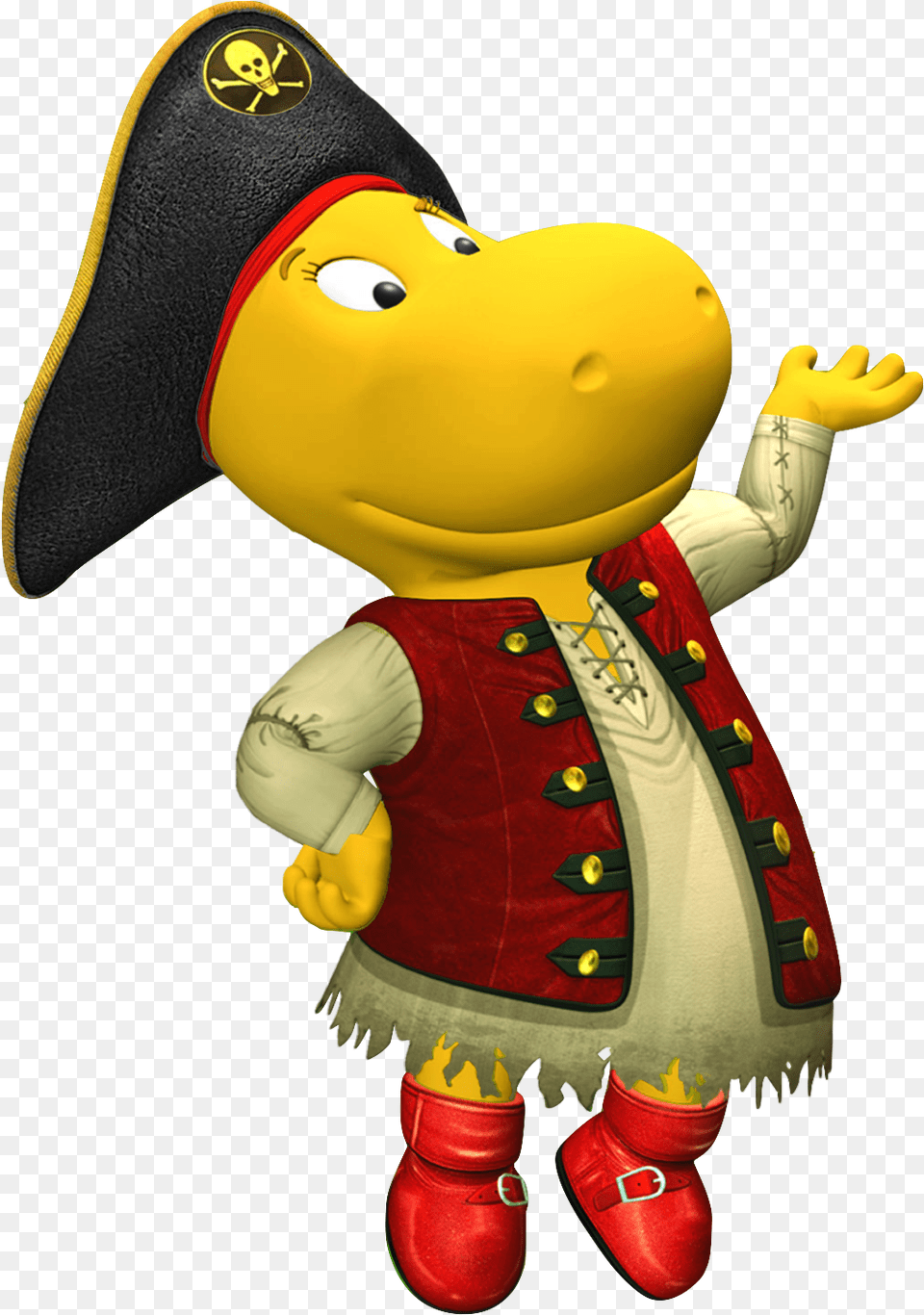 Image The Backyardigans Captain Redboots Promotional Backyardigans Captain Red Boots, Toy, Clothing, Footwear, Shoe Free Png Download