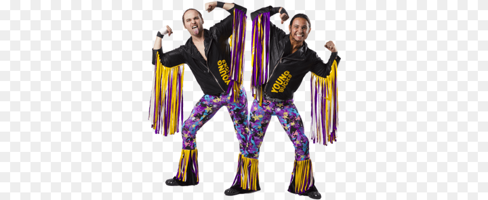 Image The Young Bucks Roh Young Bucks, Purple, Person, Man, Male Free Png