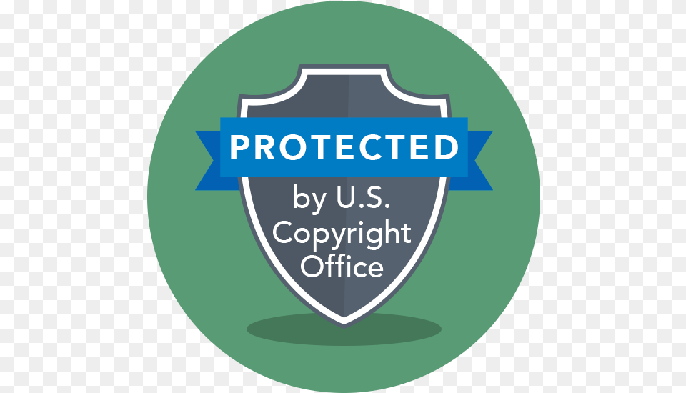 Theft Protected Us Copyright Office Kooky Records, Badge, Logo, Symbol, Disk Png Image