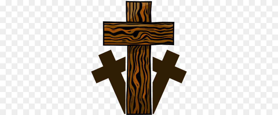 Image Three Wooden Crosses Cross Image, Symbol, Wood Png