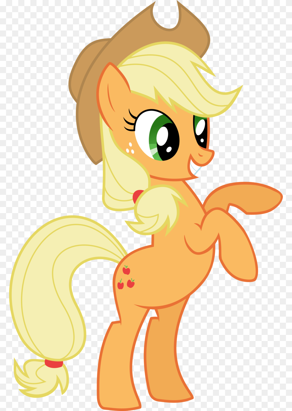 Image Thumb My Little Pony Apple Jack Clip Art, Baby, Person, Face, Head Free Png