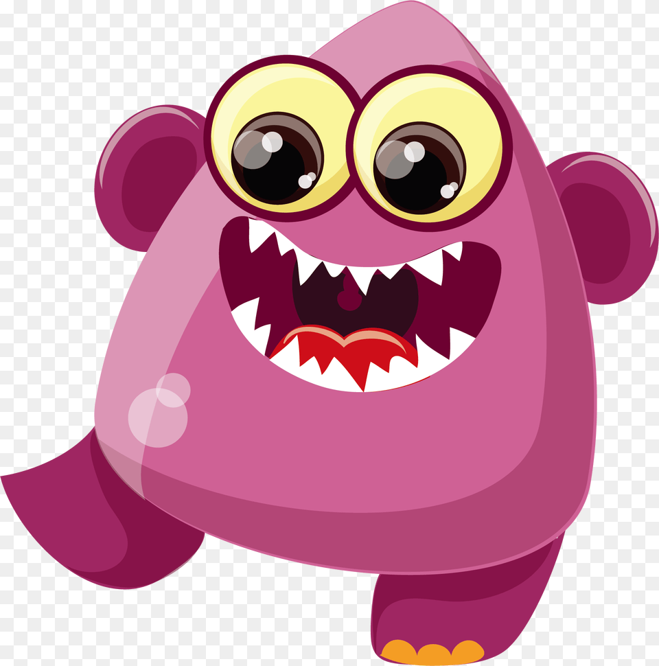 Image Transparent Cartoon Virus Purple Fangs Cute Virus Cartoon, Nature, Outdoors, Snow, Snowman Free Png Download