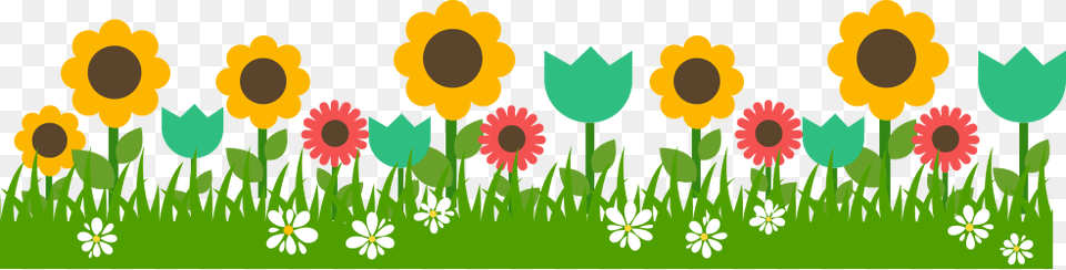 Image Transparent Design With Plants List Beautiful Flower Garden Clipart, Daisy, Plant, Petal, Art Free Png