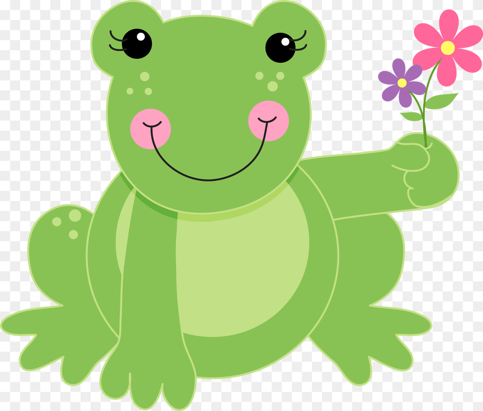 Image Transparent Library Photo By Danimfalcao Minus Cute Girly Frog, Green, Purple, Animal, Bear Free Png