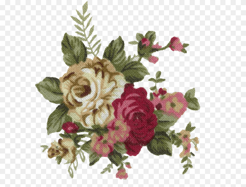 Image Tumblr Static Print Vintage Flowers Tumblr, Graphics, Art, Embroidery, Floral Design Free Transparent Png