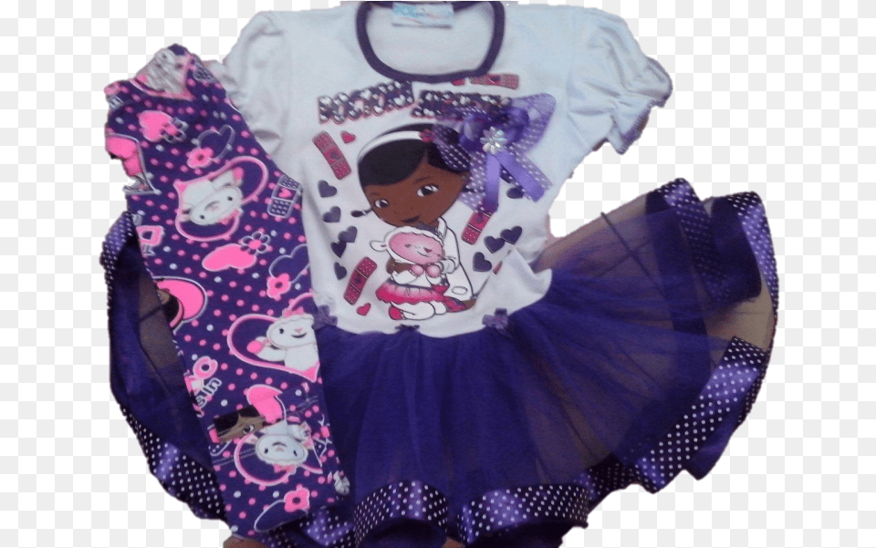 Image Vestido De La Doctora Juguetes, Purple, T-shirt, Clothing, Dancing Free Png Download