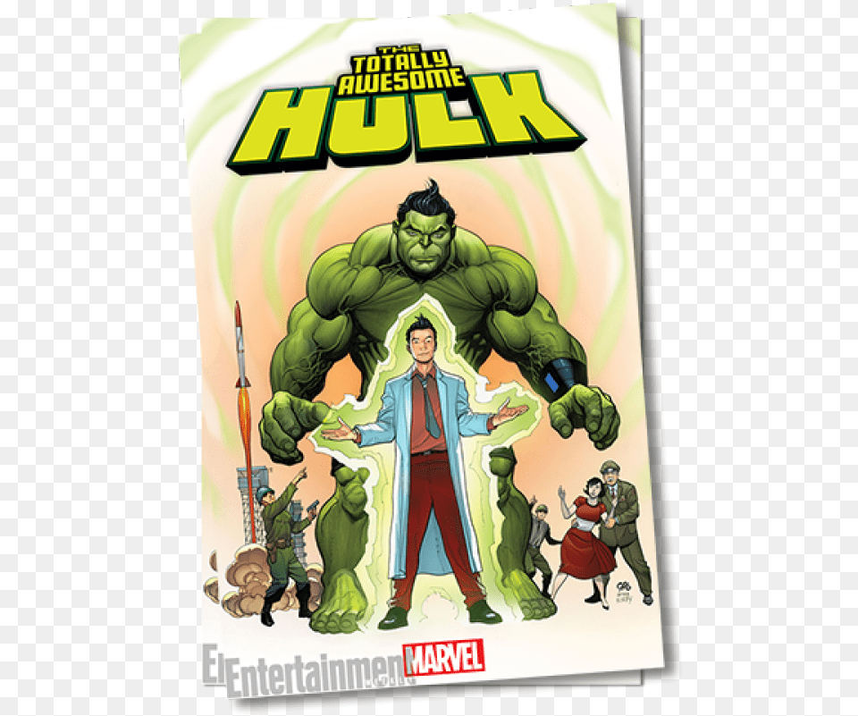 Image Via Marvel Totally Awesome Hulk Cover, Book, Publication, Comics, Adult Png