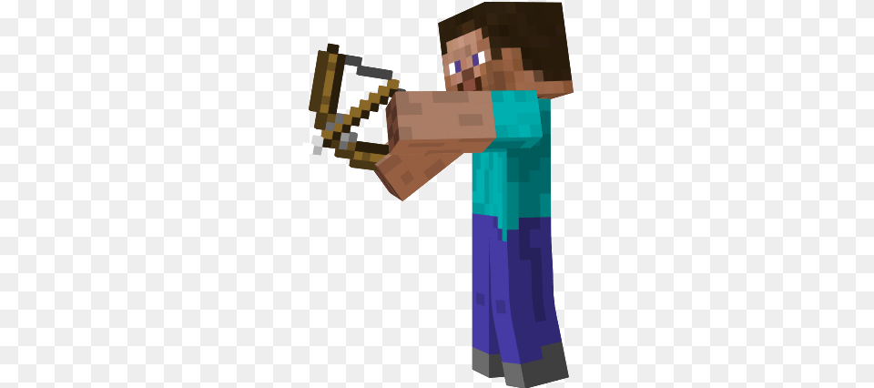 Image Wcvrjix World Minecraft Steve With Bow, Mailbox, Person Png