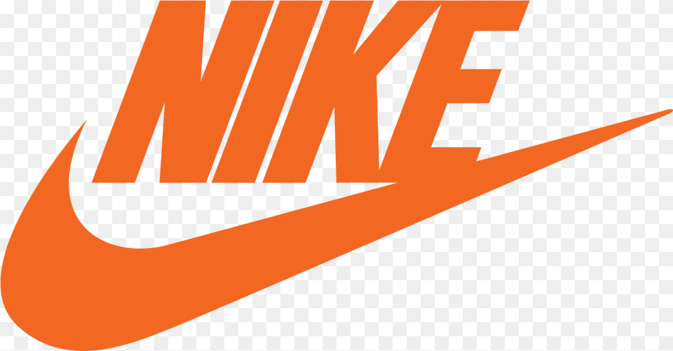 Image White Nike Logo Orange Free Png Download