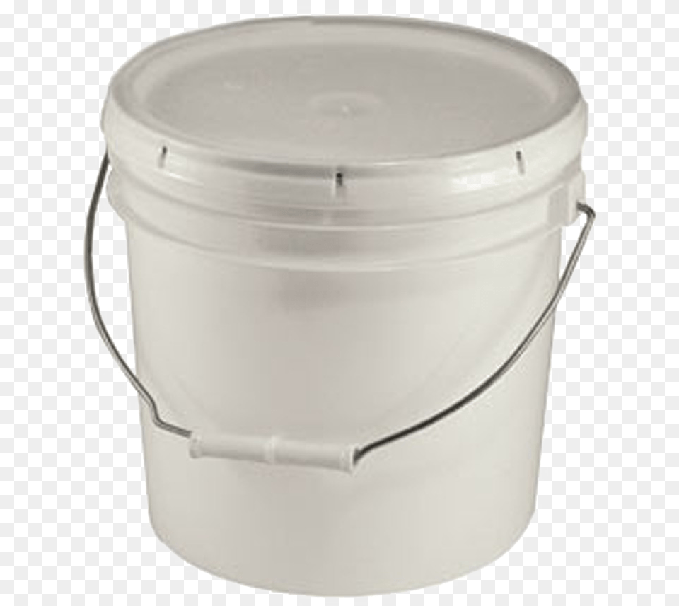 With Transparent Background 2 Gallon Bucket With Lid, Bottle, Shaker Png Image