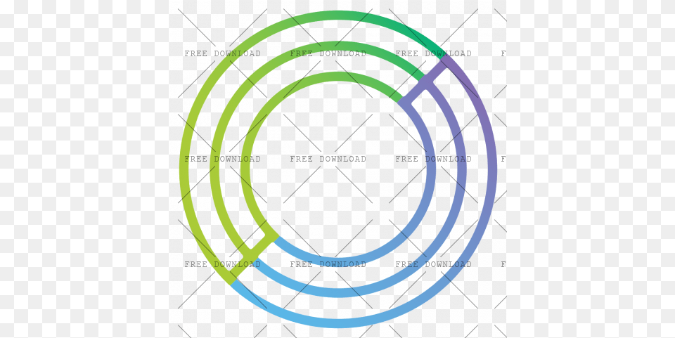 Image With Background Circle Line Through It, Hoop, Spiral Free Transparent Png