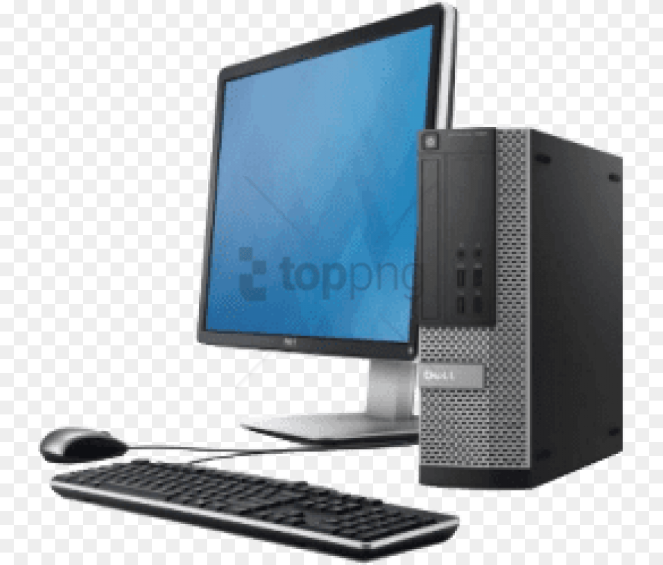With Transparent Background Dell Desktop Pc, Computer, Electronics, Computer Hardware, Computer Keyboard Png Image