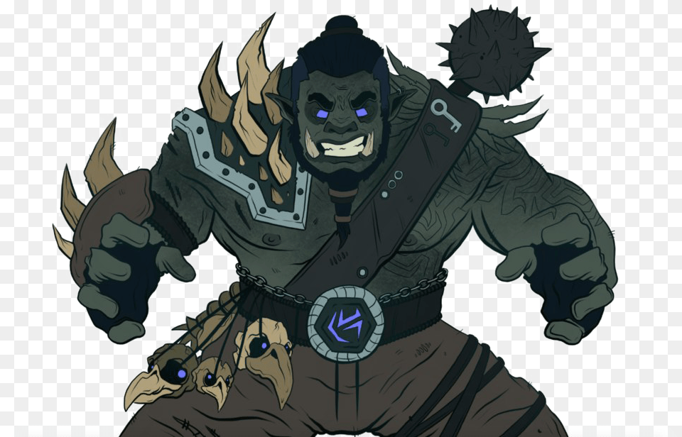 Image With Transparent Background Half Orc Barbarian Anime, Baby, Person, Electronics, Hardware Free Png