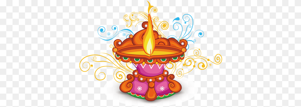 With Transparent Background Indian Oil Lamp, Diwali, Festival, Pattern Png Image