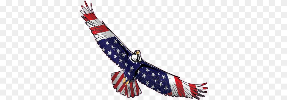 Image With Background Patriotic, Animal, Bird, Flying, American Flag Free Transparent Png