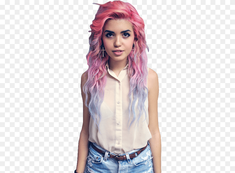 Image With Transparent Background People With Colorful Hair, Female, Girl, Person, Teen Free Png Download