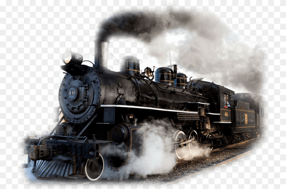 Image With Transparent Background Train, Engine, Locomotive, Machine, Motor Png