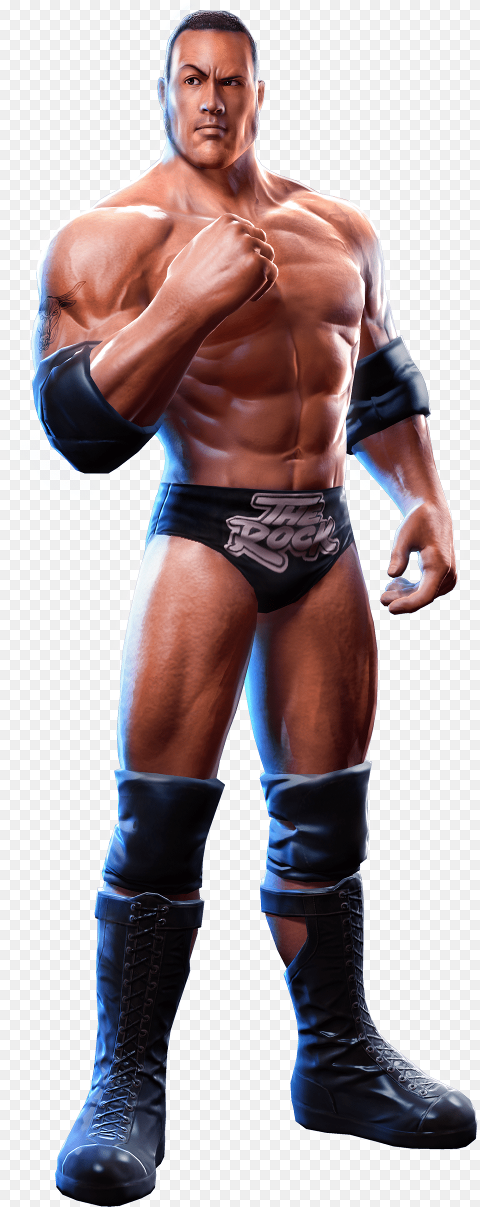 Image Wwe All Stars The Rock, Adult, Person, Man, Male Free Transparent Png