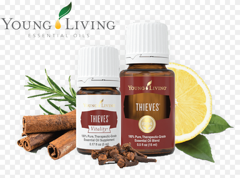 Image Young Living All About Thieves, Herbal, Plant, Herbs, Produce Free Png Download