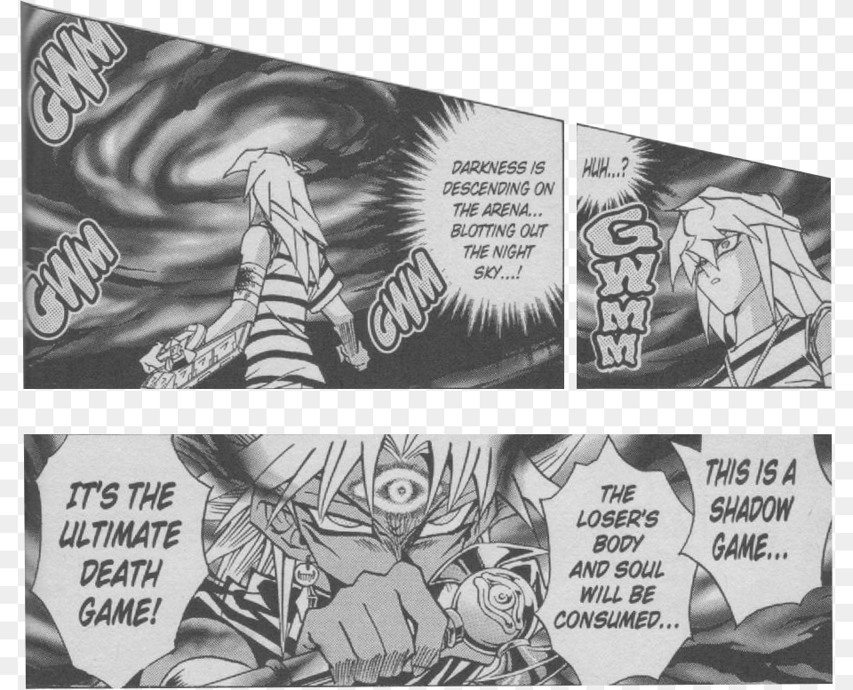 Image Yugioh Manga Marik Vs Bakura, Book, Comics, Publication, Person Free Png