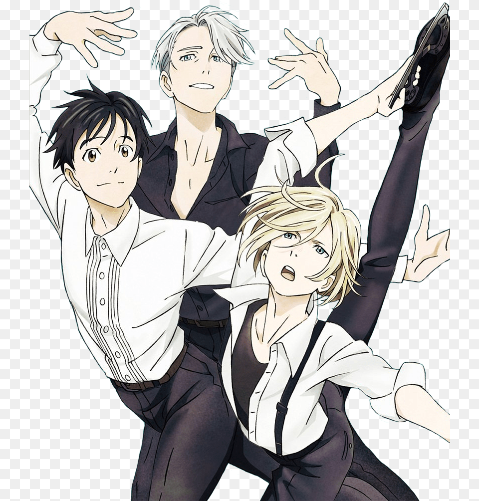 Yuri On Ice Official Guide Book, Publication, Comics, Manga, Person Png Image