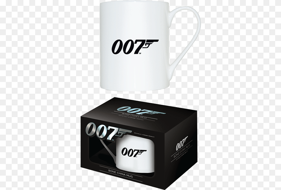 Zoom James Bond 007 Mug With 007 Logo, Cup, Beverage, Coffee, Coffee Cup Png Image