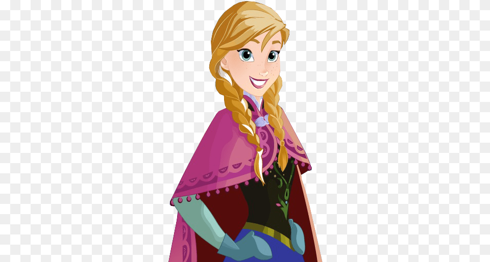 Imagem Ana Anna Cartoon, Cape, Clothing, Adult, Person Free Png