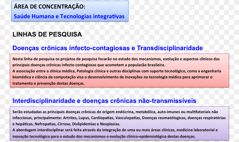 Imagem Areas De Estudo De Patologia, Page, Text, File Free Png Download