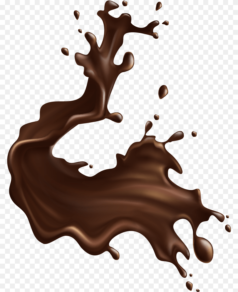 Imagem Chocolate Splash Illustration, Beverage, Milk, Person Free Png