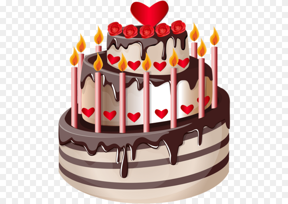 Imagem De Bolos Birthday Cake 3d, Birthday Cake, Cream, Dessert, Food Free Png